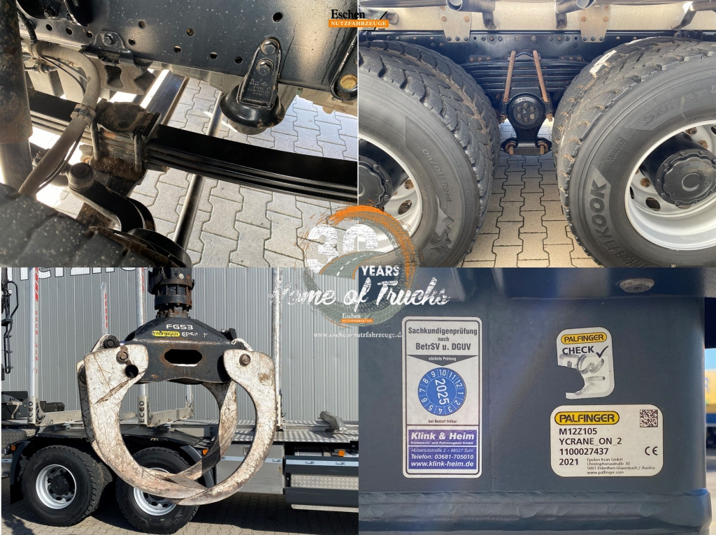 Лесовоз, Автоманипулятор MAN TGX 33.580 6x4 BB Kurzholzaufbau / Kran: фото 12
