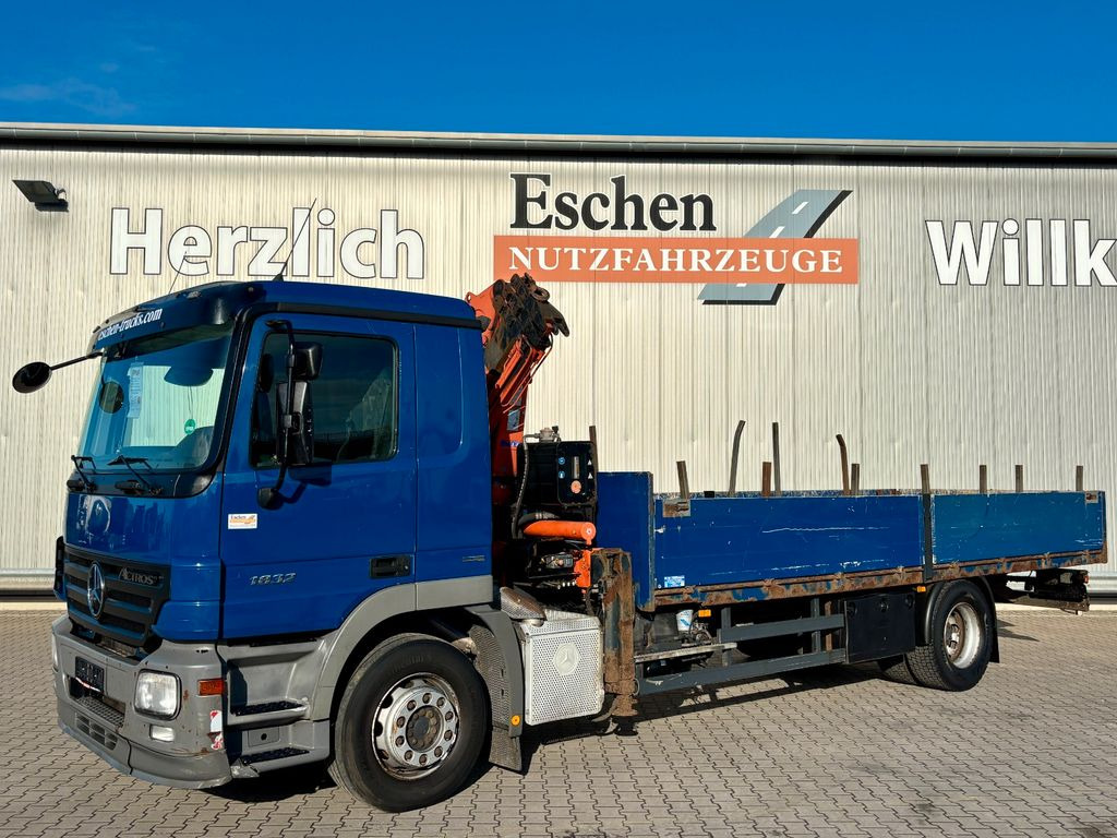 Mercedes-Benz Actros 1832 I Terex 85.2A3*9,10m*Telligent*Klima - Грузовик бортовой/ Платформа, Автоманипулятор: фото 1 Mercedes-Benz Actros 1832 I Terex 85.2A3*9,10m*Telligent*Klima - Грузовик бортовой/ Платформа, Автоманипулятор: фото 1