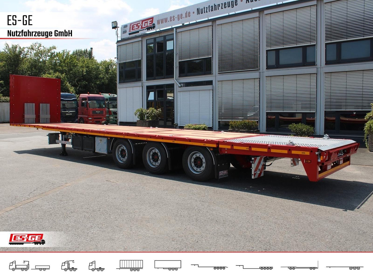 Полуприцеп бортовой/ Платформа ES-GE 3-Achs Megatrailer, hydr. Heckabsenkung: фото 10 Полуприцеп бортовой/ Платформа ES-GE 3-Achs Megatrailer, hydr. Heckabsenkung: фото 10