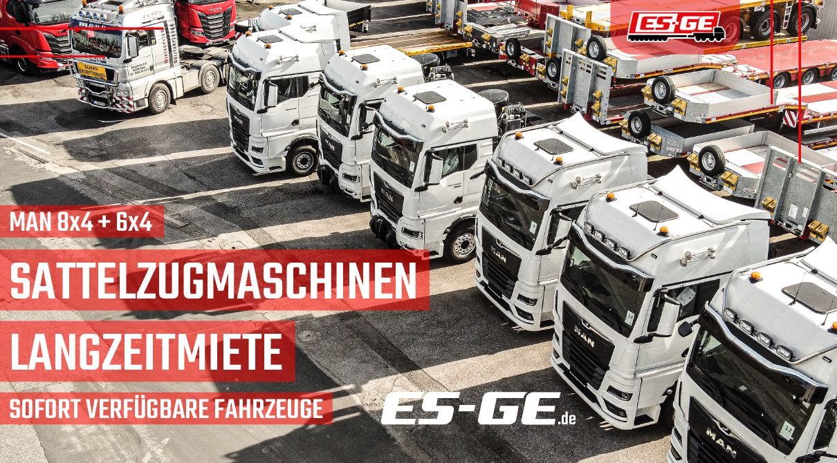 ES-GE 3-Achs Sattelanhänger - Bordwände + CV - Полуприцеп бортовой/ Платформа: фото 2 ES-GE 3-Achs Sattelanhänger - Bordwände + CV - Полуприцеп бортовой/ Платформа: фото 2