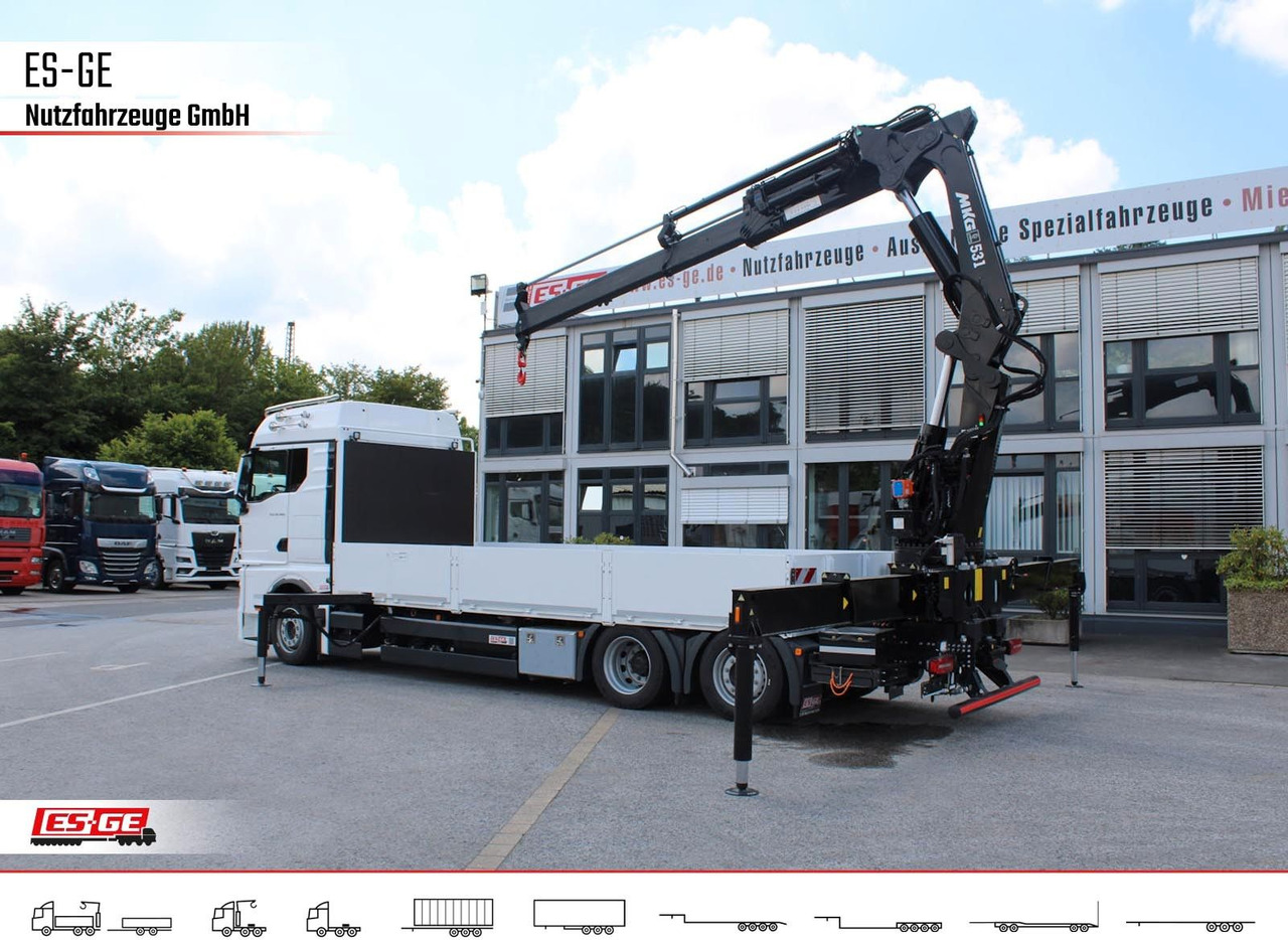 MAN TGX 26.480 6x2-4 LL CH mit MKG HLK531 a5 - Грузовик бортовой/ Платформа, Автоманипулятор: фото 2 MAN TGX 26.480 6x2-4 LL CH mit MKG HLK531 a5 - Грузовик бортовой/ Платформа, Автоманипулятор: фото 2