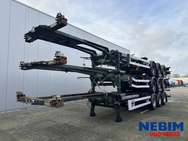 Van Hool 3B0071 STACK PRICE € 6.950,- - 1x20" - 2x20" - 1x40" - Полуприцеп-контейнеровоз/ Сменный кузов: фото 1 Van Hool 3B0071 STACK PRICE € 6.950,- - 1x20" - 2x20" - 1x40" - Полуприцеп-контейнеровоз/ Сменный кузов: фото 1