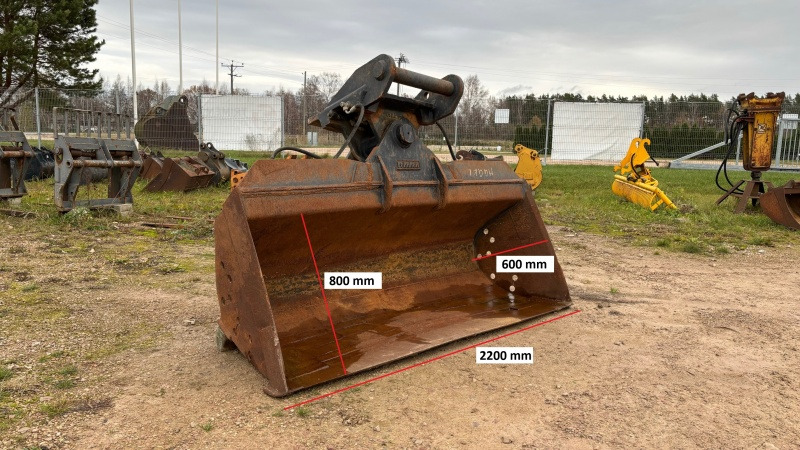 Ковш для экскаватора для Экскаваторов LEHNHOFF MS21 MS25 2200mm: фото 7