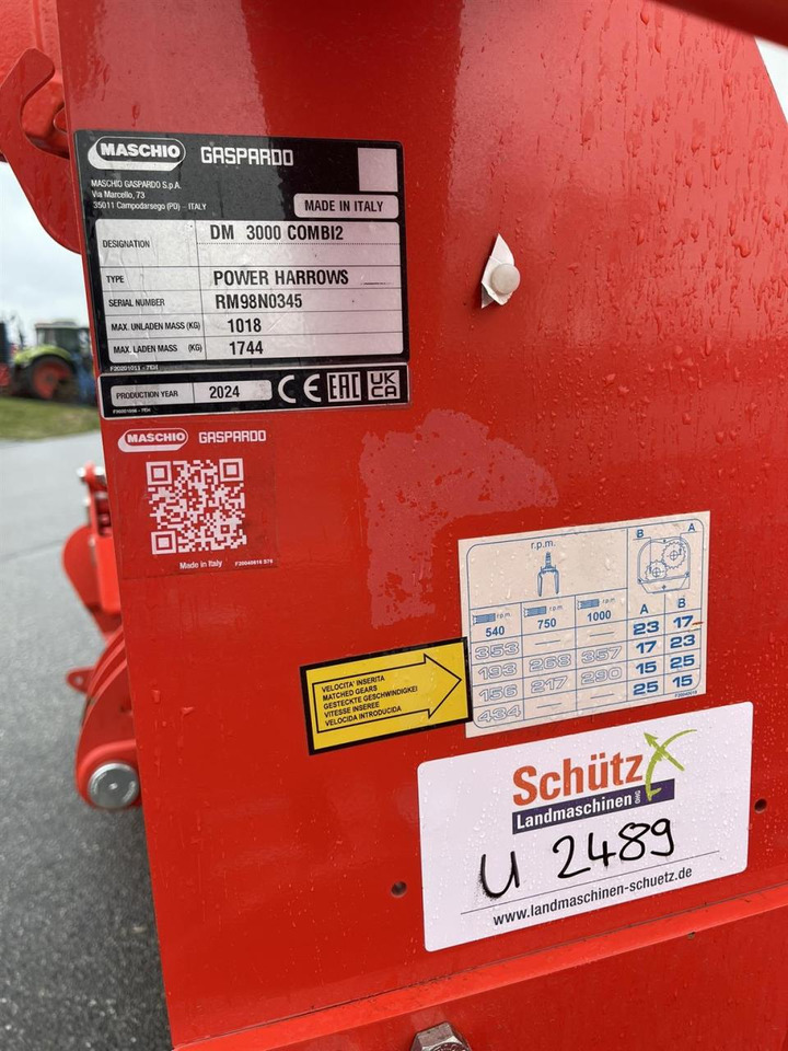 Техника для обработки почвы Maschio Kreiselegge DM 3000 Combi2, NEU und UNBENUTZT: фото 11 Техника для обработки почвы Maschio Kreiselegge DM 3000 Combi2, NEU und UNBENUTZT: фото 11