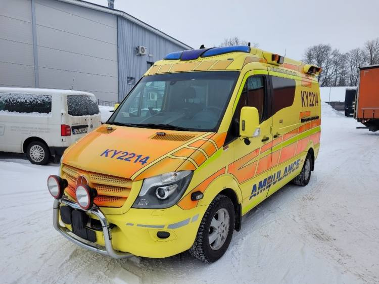 MERCEDES – BENZ SPRINTER AMBULANCE (TAMLANS) KLIMA, 11.2016, EURO 6 - Машина скорой помощи: фото 2 MERCEDES – BENZ SPRINTER AMBULANCE (TAMLANS) KLIMA, 11.2016, EURO 6 - Машина скорой помощи: фото 2