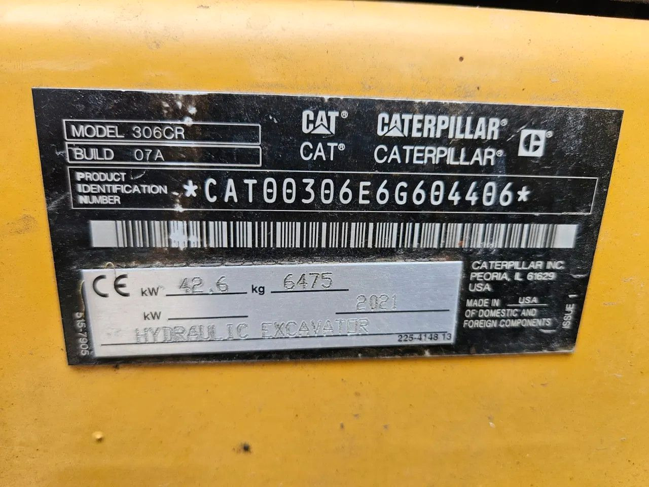 Мини-экскаватор CAT 306 CR: фото 9 Мини-экскаватор CAT 306 CR: фото 9