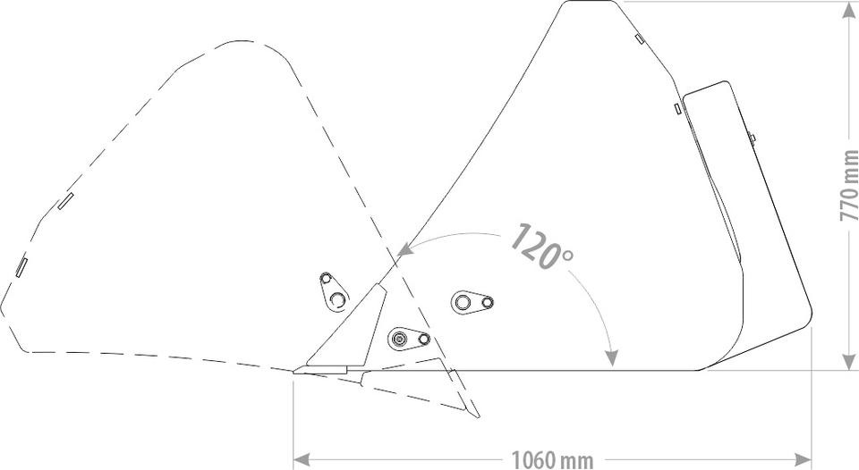 Hochkippschaufel Frontladerschaufel Schaufel Euro Fendt - Ковш для погрузчика: фото 3 Hochkippschaufel Frontladerschaufel Schaufel Euro Fendt - Ковш для погрузчика: фото 3