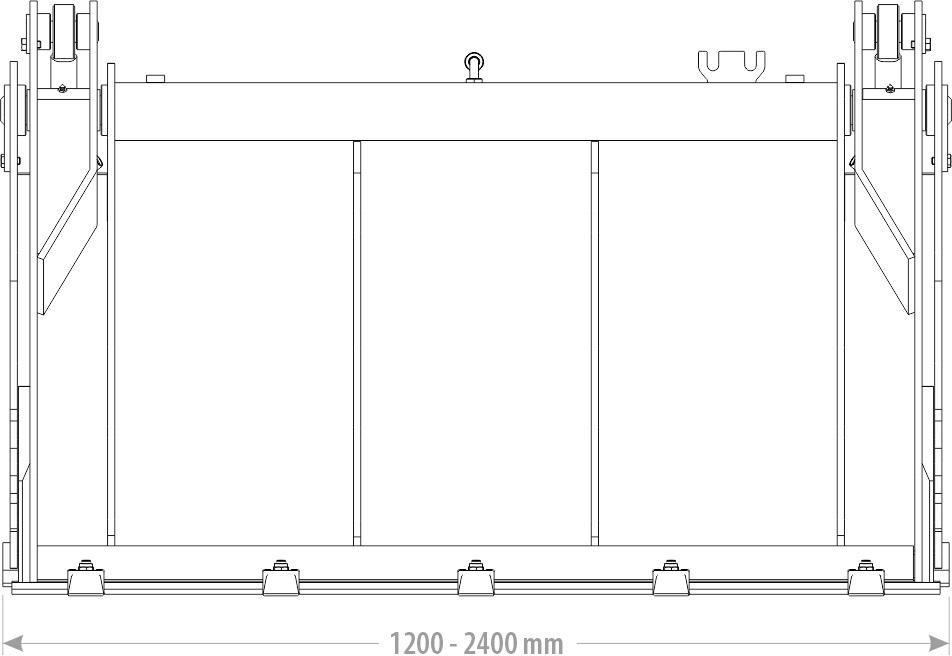 Klappschaufel 4 in 1 Schaufel Radlader Kramer Cat Liebherr Euro - Ковш для погрузчика: фото 3 Klappschaufel 4 in 1 Schaufel Radlader Kramer Cat Liebherr Euro - Ковш для погрузчика: фото 3
