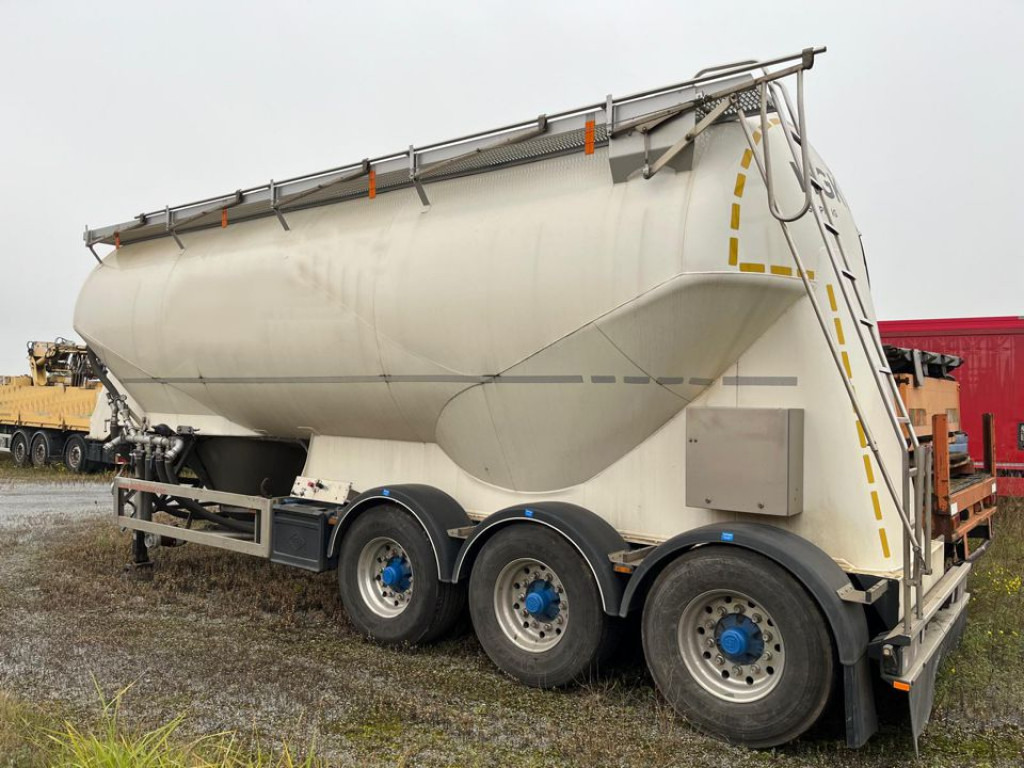 FELDBINDER Silo für Staub und Rieselgüter EUT 40.3 Auflieger Zement 40m³, Lenkachse - Полуприцеп цистерна для сыпучих грузов: фото 3 FELDBINDER Silo für Staub und Rieselgüter EUT 40.3 Auflieger Zement 40m³, Lenkachse - Полуприцеп цистерна для сыпучих грузов: фото 3