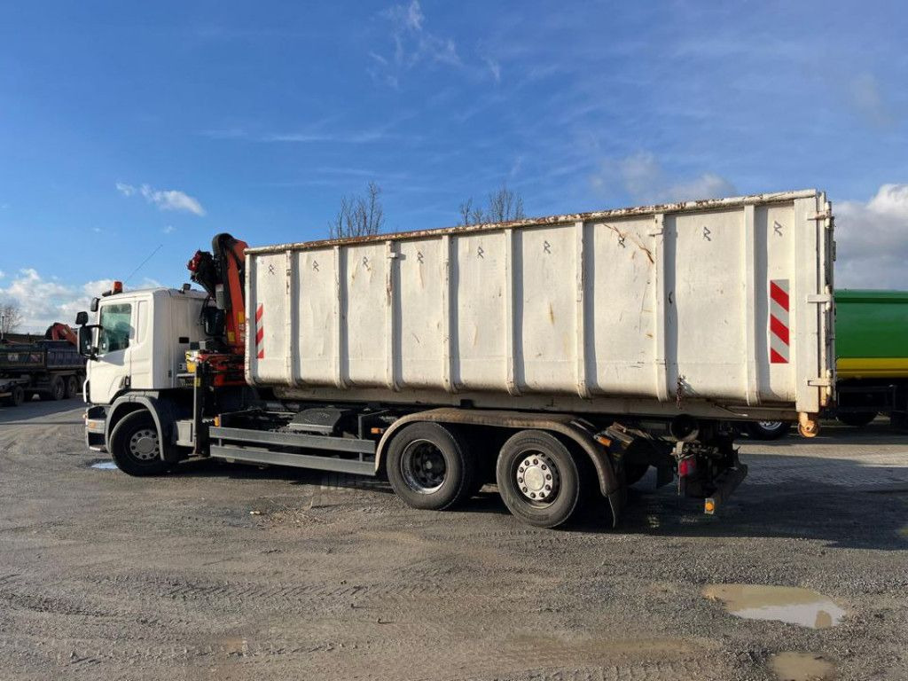 Scania P 360 6x2 Abrollkipper mit Kran Lift/Lenkachse - Крюковой мультилифт, Автоманипулятор: фото 3 Scania P 360 6x2 Abrollkipper mit Kran Lift/Lenkachse - Крюковой мультилифт, Автоманипулятор: фото 3