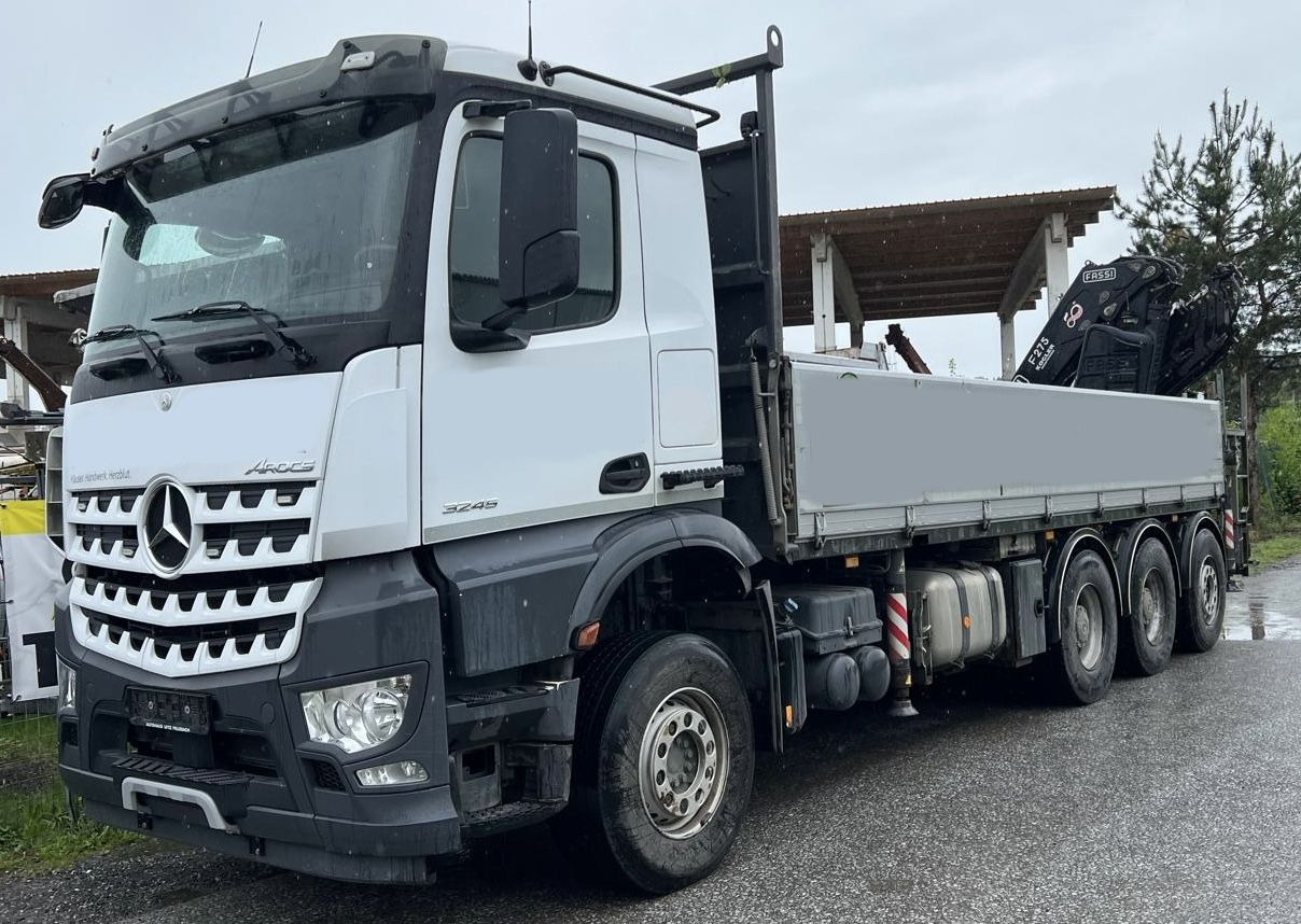 MERCEDES-BENZ Hiab Palfinger Fassi F275-5 JIB-3 - Грузовик бортовой/ Платформа: фото 1 MERCEDES-BENZ Hiab Palfinger Fassi F275-5 JIB-3 - Грузовик бортовой/ Платформа: фото 1