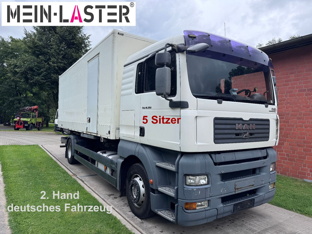 MAN TGA 18.350 BDF 5 Sitzer Klima nur 209.380 km - Грузовик с закрытым кузовом: фото 1 MAN TGA 18.350 BDF 5 Sitzer Klima nur 209.380 km - Грузовик с закрытым кузовом: фото 1