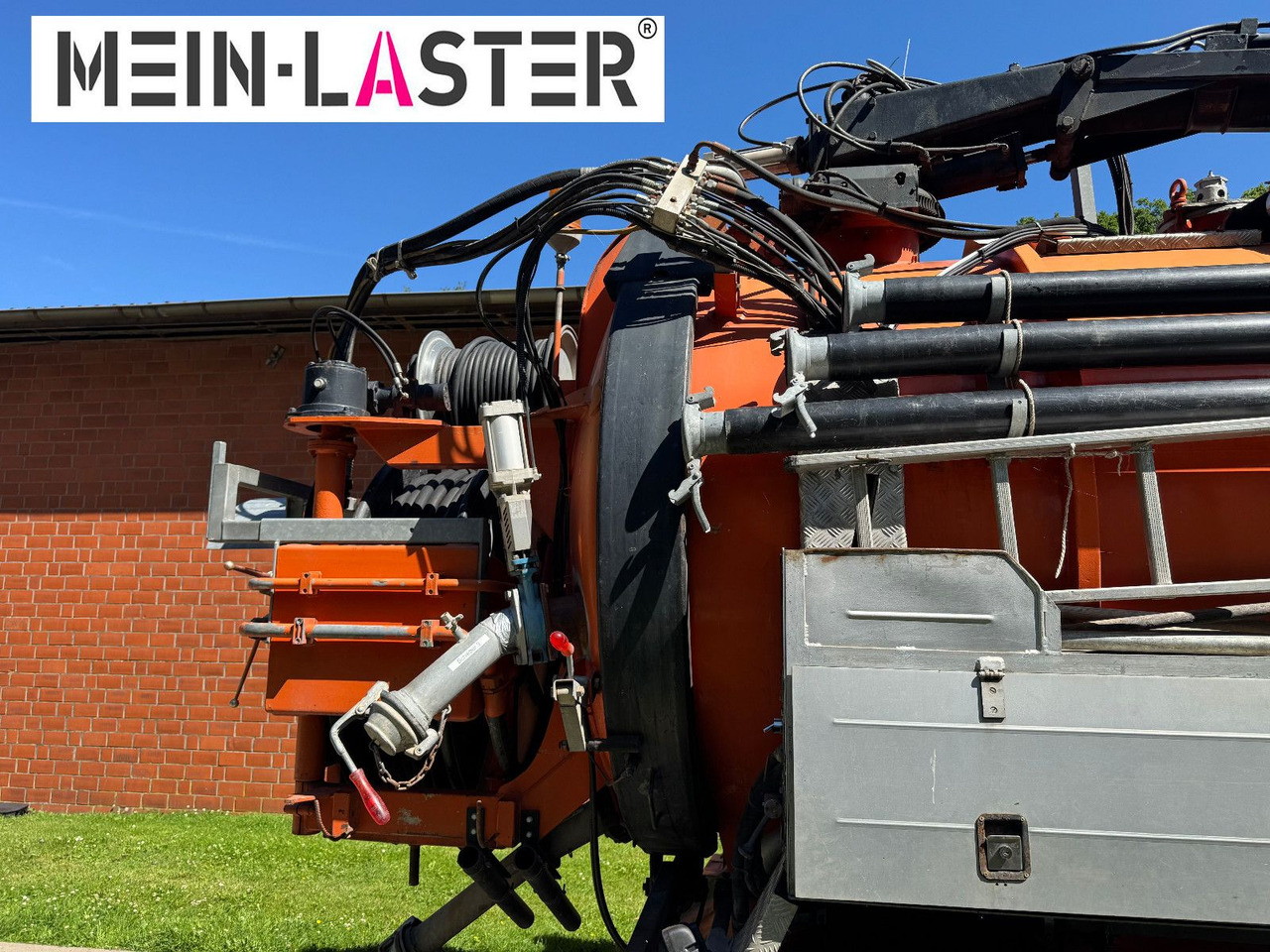 Ассенизатор Scania 112 6x4 Saug Spül Kombi Kaiser Top Zustand 6x4: фото 10