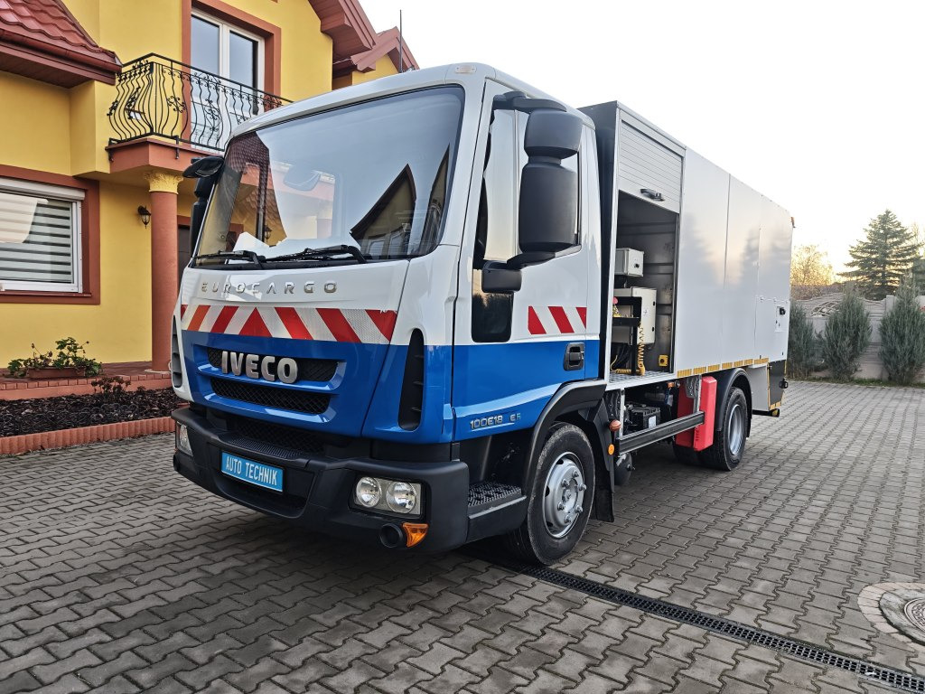 IVECO Eurocargo + IRIDE BIN WASHER CLEANER RHodέla Containerreiniger - Мусоровоз: фото 1 IVECO Eurocargo + IRIDE BIN WASHER CLEANER RHodέla Containerreiniger - Мусоровоз: фото 1