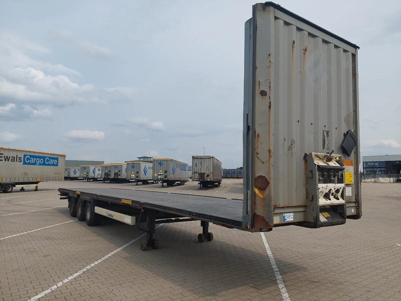 Krone 15x 2015 MEGA P400 HUCKEPACK FLAT + 2 x Stacks van 2x 2015 MEGA P400 HUCKEPACK - Полуприцеп бортовой/ Платформа: фото 1 Krone 15x 2015 MEGA P400 HUCKEPACK FLAT + 2 x Stacks van 2x 2015 MEGA P400 HUCKEPACK - Полуприцеп бортовой/ Платформа: фото 1