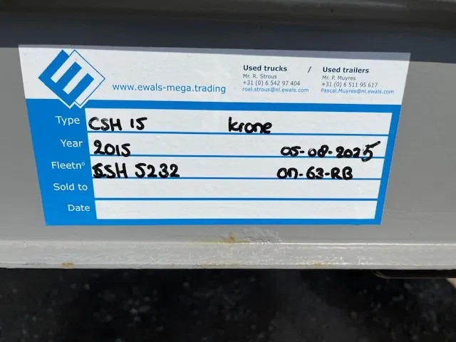 Krone 5x 2015 MEGA P400 HUCKEPACK FLAT - Полуприцеп бортовой/ Платформа: фото 2 Krone 5x 2015 MEGA P400 HUCKEPACK FLAT - Полуприцеп бортовой/ Платформа: фото 2