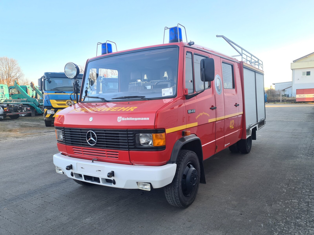 Mercedes-Benz 814 D 4x2 Doka 814 D 4x2 Doka, LF 8/6 - Пожарная машина: фото 1 Mercedes-Benz 814 D 4x2 Doka 814 D 4x2 Doka, LF 8/6 - Пожарная машина: фото 1