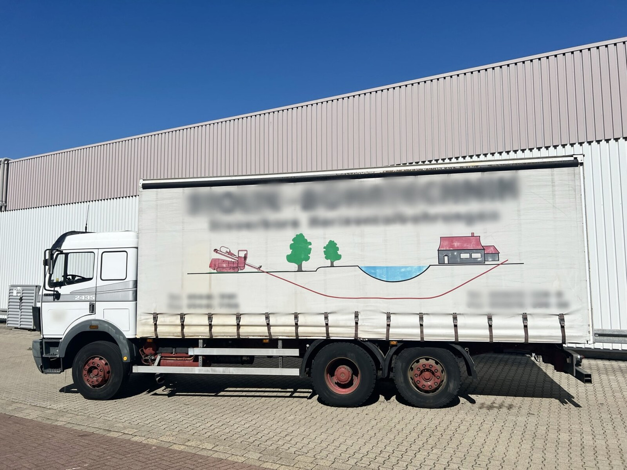 Тентованный грузовик Mercedes-Benz SK 2435 L 6x2 SK 2435 L 6x2, V8: фото 11
