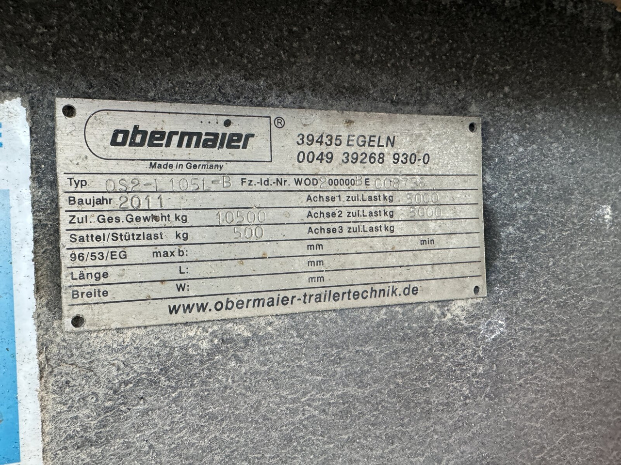 OS2-L105 L/B OS2-L105 L/B, durchladbar, Edscha, Ex-Fahrschule! - Прицеп бортовой/ Платформа: фото 5 OS2-L105 L/B OS2-L105 L/B, durchladbar, Edscha, Ex-Fahrschule! - Прицеп бортовой/ Платформа: фото 5