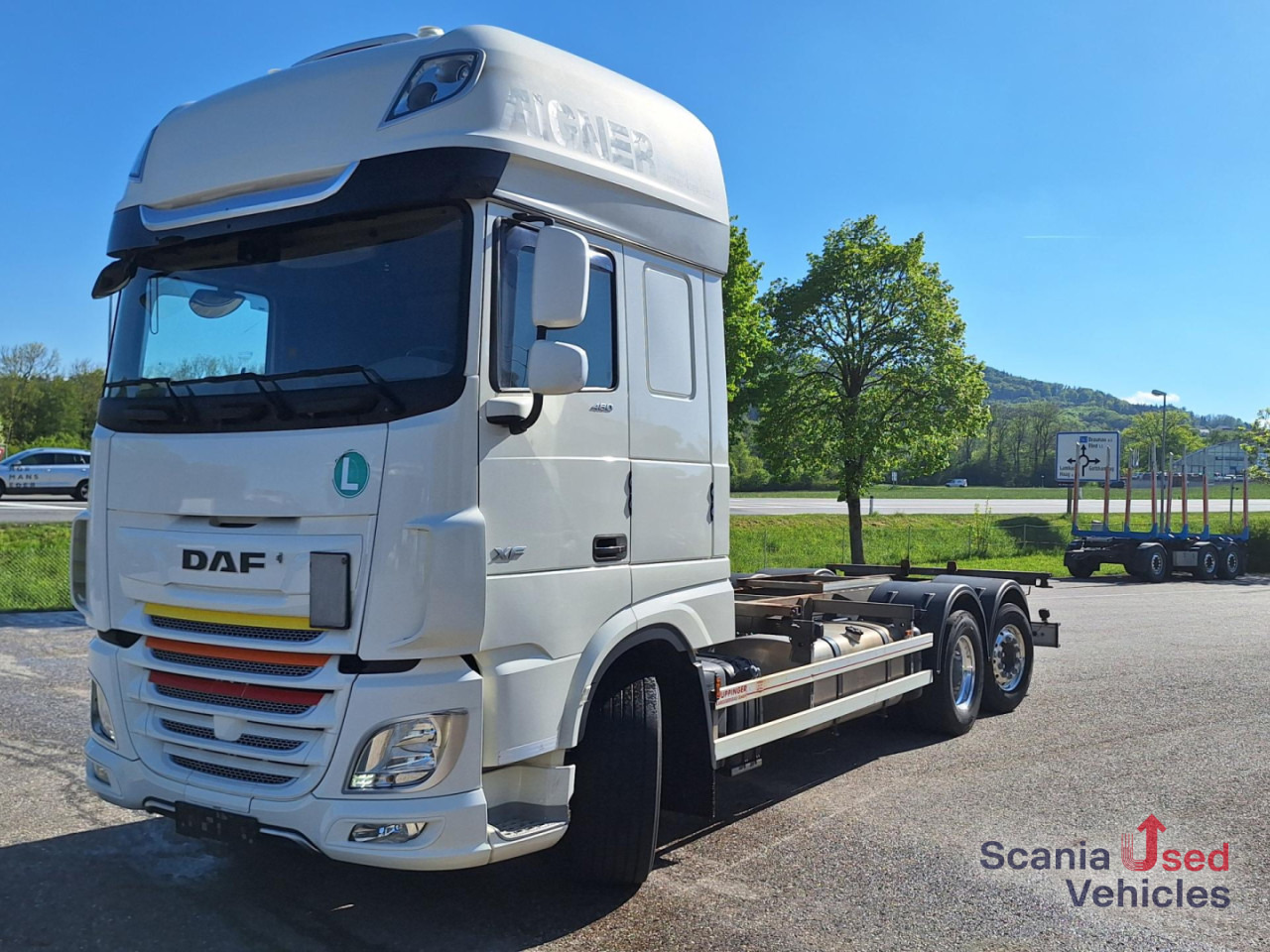 DAF XF 480 6X2 BDF Super Space Lenkachse ! - Грузовик-контейнеровоз/ Сменный кузов: фото 1 DAF XF 480 6X2 BDF Super Space Lenkachse ! - Грузовик-контейнеровоз/ Сменный кузов: фото 1