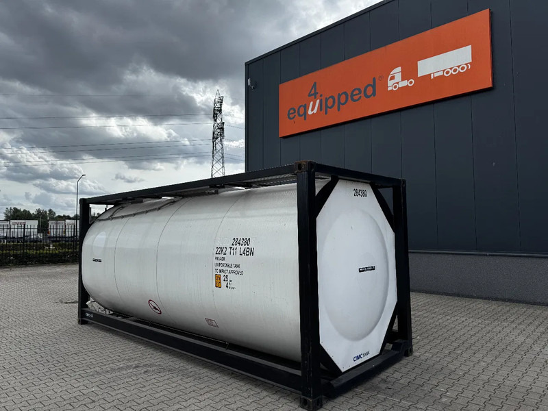 CIMC TOP: 2022, 20FT ISO, 25.030L, L4BN, UN Portable, T11, test: 09-2026 - Резервуар для хранения: фото 3 CIMC TOP: 2022, 20FT ISO, 25.030L, L4BN, UN Portable, T11, test: 09-2026 - Резервуар для хранения: фото 3