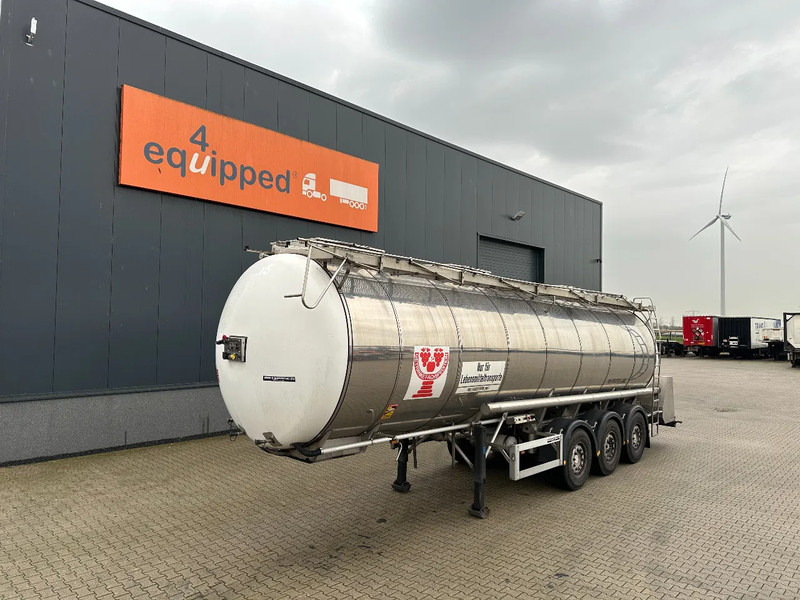 Feldbinder FOOD / LEVENSMIDDELEN / LEBENSMITTEL / 33.500L / 3-COMP / PUMP / NL-trailer / APK: 05-2026 - Полуприцеп-цистерна: фото 1 Feldbinder FOOD / LEVENSMIDDELEN / LEBENSMITTEL / 33.500L / 3-COMP / PUMP / NL-trailer / APK: 05-2026 - Полуприцеп-цистерна: фото 1