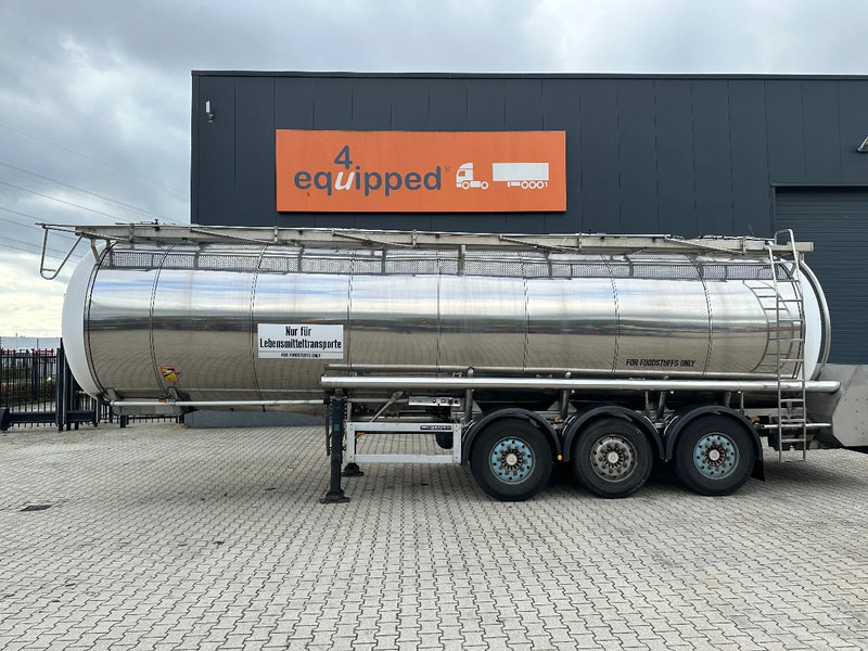 Feldbinder FOOD / LEVENSMIDDELEN / LEBENSMITTEL / 33.500L / 3-COMP / PUMP / NL-trailer / APK: 10-2026 - Полуприцеп-цистерна: фото 2 Feldbinder FOOD / LEVENSMIDDELEN / LEBENSMITTEL / 33.500L / 3-COMP / PUMP / NL-trailer / APK: 10-2026 - Полуприцеп-цистерна: фото 2