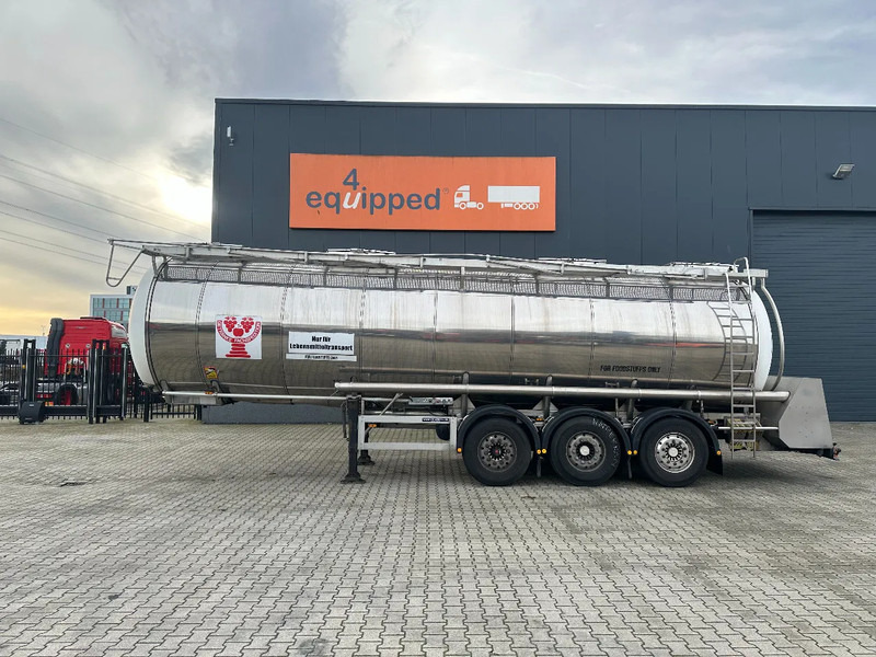 Feldbinder LEBENSMITTEL / LEVENSMIDDELEN FOOD / 33.500L / 3-COMP / PUMPE / INOX / NL-trailer / APK: 10-2026 - Полуприцеп-цистерна: фото 2 Feldbinder LEBENSMITTEL / LEVENSMIDDELEN FOOD / 33.500L / 3-COMP / PUMPE / INOX / NL-trailer / APK: 10-2026 - Полуприцеп-цистерна: фото 2