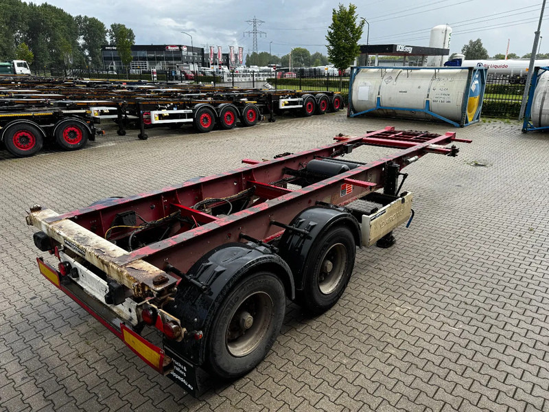 Krone 2-axle 20FT chassis, BPW + drumbrakes, airsuspension, empty weight: 3.180kg, 2x available - Полуприцеп-контейнеровоз/ Сменный кузов: фото 3 Krone 2-axle 20FT chassis, BPW + drumbrakes, airsuspension, empty weight: 3.180kg, 2x available - Полуприцеп-контейнеровоз/ Сменный кузов: фото 3