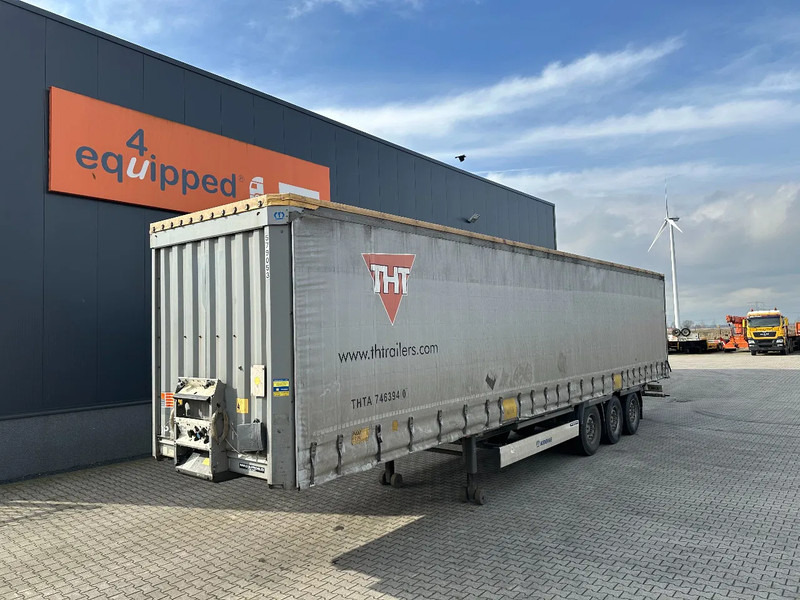 Krone SAF+ DISC, Huckepack (P400) Code XL, stakepots/ timberstakes, NL-trailer, 90% tires - Тентованный полуприцеп: фото 1 Krone SAF+ DISC, Huckepack (P400) Code XL, stakepots/ timberstakes, NL-trailer, 90% tires - Тентованный полуприцеп: фото 1