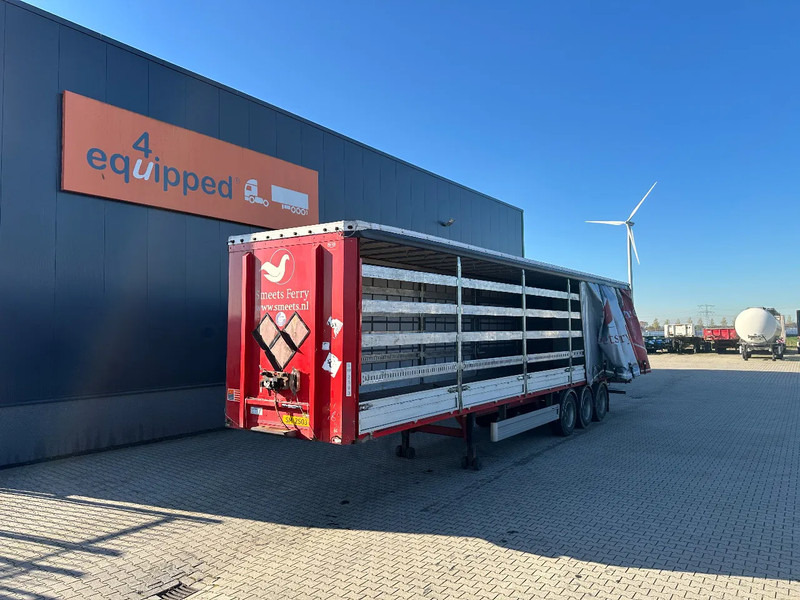 Pacton alu zijborden + planken, hardhouten vloer, NL-trailer, APK: 08-2026 - Тентованный полуприцеп: фото 1 Pacton alu zijborden + planken, hardhouten vloer, NL-trailer, APK: 08-2026 - Тентованный полуприцеп: фото 1