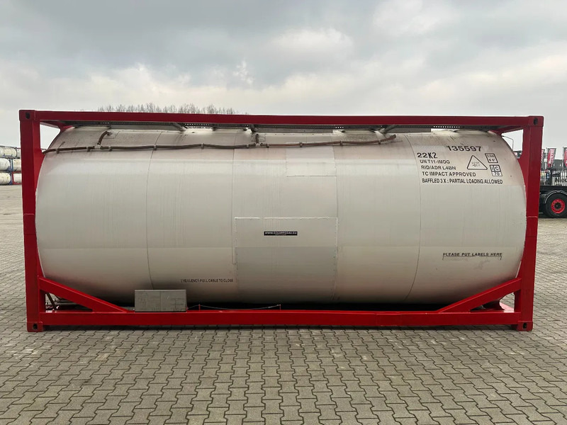 SINGAMAS 20FT ISO, 26.000L/1-COMP/3 BAFFELS/3 manholes, 5Y: 08-2027, L4BN, T11 - Танк-контейнер: фото 3 SINGAMAS 20FT ISO, 26.000L/1-COMP/3 BAFFELS/3 manholes, 5Y: 08-2027, L4BN, T11 - Танк-контейнер: фото 3