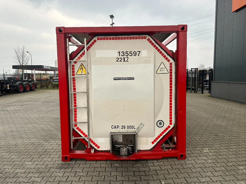 SINGAMAS 20FT ISO, 26.000L/1-COMP/3 BAFFELS/3 manholes, 5Y: 08-2027, L4BN, T11 - Танк-контейнер: фото 5 SINGAMAS 20FT ISO, 26.000L/1-COMP/3 BAFFELS/3 manholes, 5Y: 08-2027, L4BN, T11 - Танк-контейнер: фото 5