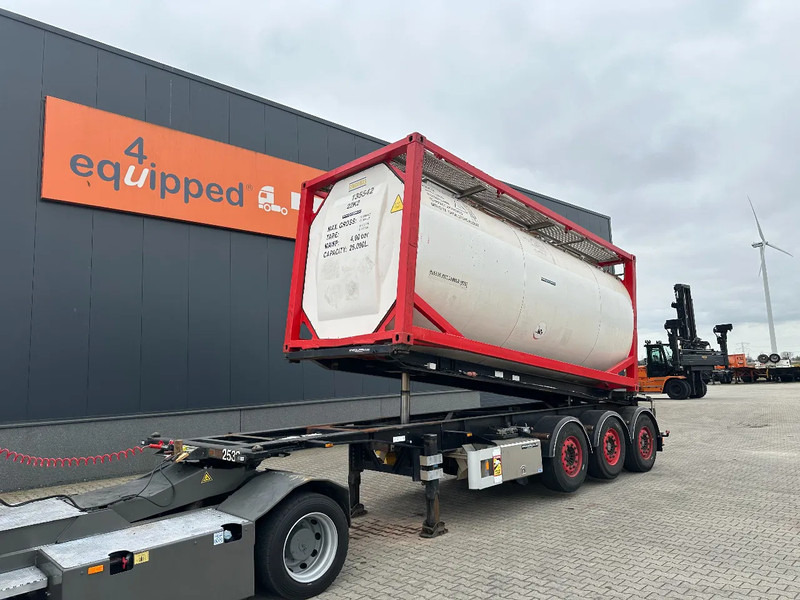 Van Hool 20FT Tipping-chassis, ADR (EX/II, EX/III, FL, AT, OX), SAF, 2 liftaxles, APK/ADR: 06-2026 - Полуприцеп-контейнеровоз/ Сменный кузов: фото 1 Van Hool 20FT Tipping-chassis, ADR (EX/II, EX/III, FL, AT, OX), SAF, 2 liftaxles, APK/ADR: 06-2026 - Полуприцеп-контейнеровоз/ Сменный кузов: фото 1