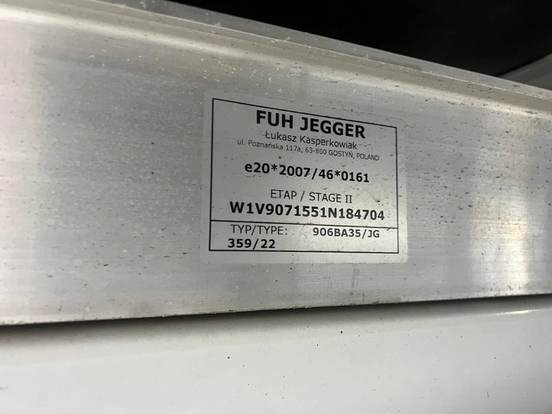 Запчасти для Фургонов JEGGER UNUSED CLOSED BOX + DAUTEL TAILLIFT (750KG): фото 12 Запчасти для Фургонов JEGGER UNUSED CLOSED BOX + DAUTEL TAILLIFT (750KG): фото 12