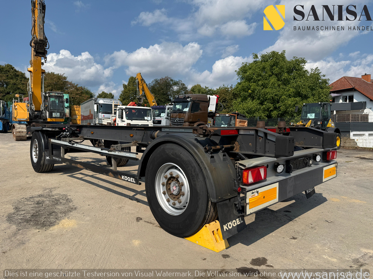 KÖGEL AW18/Wechselfahrgestell/BDF/Pneumatik - Шасси прицеп: фото 3 KÖGEL AW18/Wechselfahrgestell/BDF/Pneumatik - Шасси прицеп: фото 3