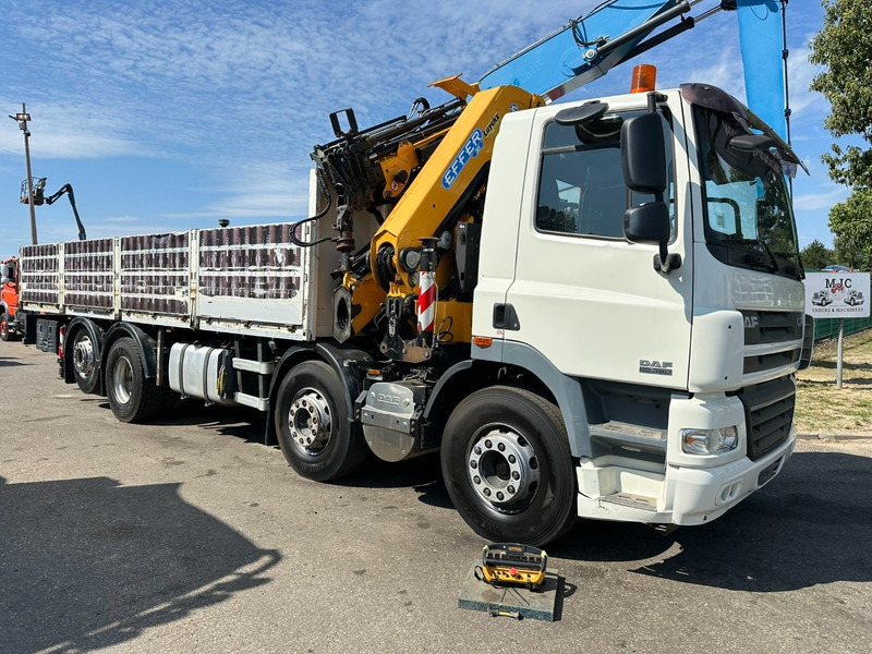 DAF CF 85.360 8x2 + CRANE (25m!) EFFER 305 6S + JIB 4S + ROTATOR - PLATORM 7m60 - LIFT + STEERING AXLE - EURO 5 - BE - Грузовик бортовой/ Платформа, Автоманипулятор: фото 1 DAF CF 85.360 8x2 + CRANE (25m!) EFFER 305 6S + JIB 4S + ROTATOR - PLATORM 7m60 - LIFT + STEERING AXLE - EURO 5 - BE - Грузовик бортовой/ Платформа, Автоманипулятор: фото 1