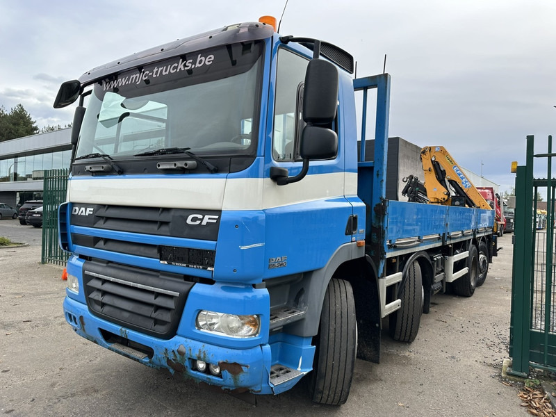 DAF CF 85.360 8x2 PLATFORM 7m35 + CRANE EFFER 165-3S + RADIO - MANUAL GEARBOX ZF - EURO 5 - BE TRUCK - Автоманипулятор: фото 4 DAF CF 85.360 8x2 PLATFORM 7m35 + CRANE EFFER 165-3S + RADIO - MANUAL GEARBOX ZF - EURO 5 - BE TRUCK - Автоманипулятор: фото 4