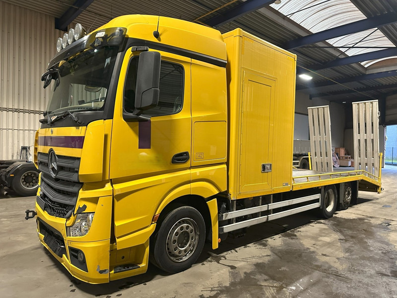 Mercedes-Benz ACTROS 2745 6x2 OPRIJWAGEN / AUTOTRANSPORTER / MACHINE CARRIER - WINCH - 6m10 - EURO 5 - LIFT AXLE - HYDR RAMPS - NL TRUCK - Автовоз: фото 1 Mercedes-Benz ACTROS 2745 6x2 OPRIJWAGEN / AUTOTRANSPORTER / MACHINE CARRIER - WINCH - 6m10 - EURO 5 - LIFT AXLE - HYDR RAMPS - NL TRUCK - Автовоз: фото 1