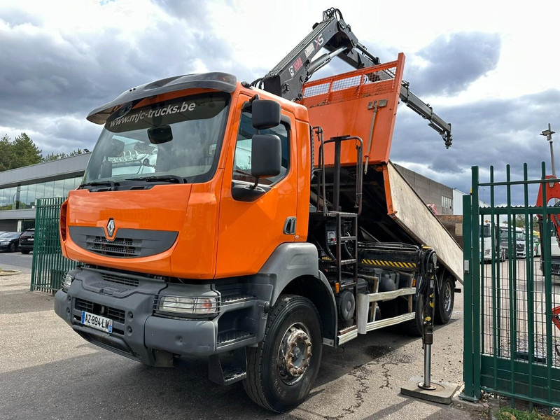 Renault KERAX 380 DXI 6x4 TIPPER + CRANE HIAB 144 B-3 - RADIO - *246.000km* - RETARDER - BORDMATIC - EURO 5 - Самосвал, Автоманипулятор: фото 2 Renault KERAX 380 DXI 6x4 TIPPER + CRANE HIAB 144 B-3 - RADIO - *246.000km* - RETARDER - BORDMATIC - EURO 5 - Самосвал, Автоманипулятор: фото 2