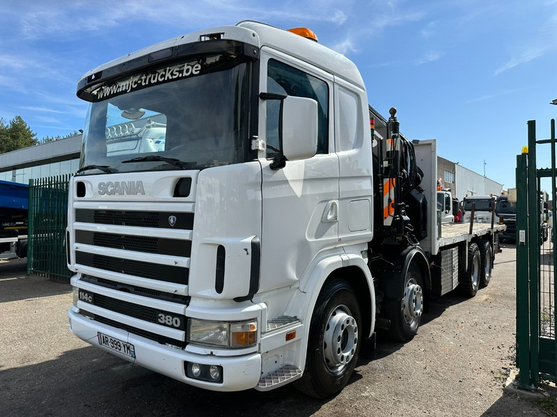 Scania 114C-380 8x4 + CRANE HIAB 700 E-5 - PLATFORM 6m80 + TWISTLOCKS - MANUAL - RETARDER - STEEL SPRING / BIG AXLE HUB REDUCTION - AP ACHSEN - Автоманипулятор: фото 3 Scania 114C-380 8x4 + CRANE HIAB 700 E-5 - PLATFORM 6m80 + TWISTLOCKS - MANUAL - RETARDER - STEEL SPRING / BIG AXLE HUB REDUCTION - AP ACHSEN - Автоманипулятор: фото 3