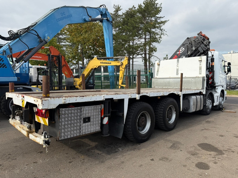 Scania 114C-380 8x4 PRITSCHE + KRAN HIAB 700 E-5 - PLATFORM 6m80 + TWISTLOCKS - MANUAL - RETARDER - STEEL SPRING / BIG AXLE HUB REDUCTION - AP ACHSEN - Грузовик бортовой/ Платформа, Автоманипулятор: фото 4 Scania 114C-380 8x4 PRITSCHE + KRAN HIAB 700 E-5 - PLATFORM 6m80 + TWISTLOCKS - MANUAL - RETARDER - STEEL SPRING / BIG AXLE HUB REDUCTION - AP ACHSEN - Грузовик бортовой/ Платформа, Автоманипулятор: фото 4