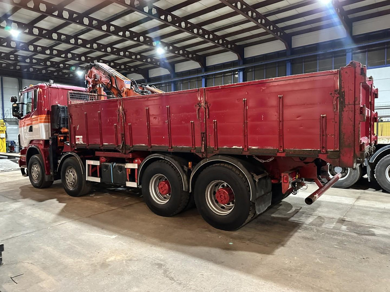 Scania G480 8x4 TIPPER + CRANE ATLAS 240.E4 + RADIO - STEEL SPRING / BIG AXLES - Самосвал, Автоманипулятор: фото 4 Scania G480 8x4 TIPPER + CRANE ATLAS 240.E4 + RADIO - STEEL SPRING / BIG AXLES - Самосвал, Автоманипулятор: фото 4