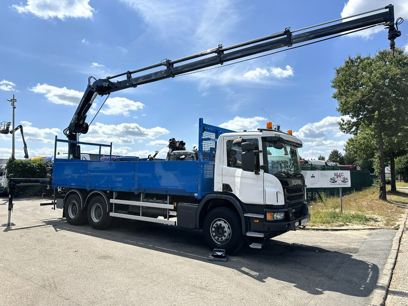 Scania P410 6x4 PRITSCHE + KRAN HIAB 166 ES-4 - RETARDER - ROTATOR - PLATFORM 6m80 - BIG AXLES HUB REDUCTION - STEEL SPRING - Грузовик бортовой/ Платформа, Автоманипулятор: фото 2 Scania P410 6x4 PRITSCHE + KRAN HIAB 166 ES-4 - RETARDER - ROTATOR - PLATFORM 6m80 - BIG AXLES HUB REDUCTION - STEEL SPRING - Грузовик бортовой/ Платформа, Автоманипулятор: фото 2