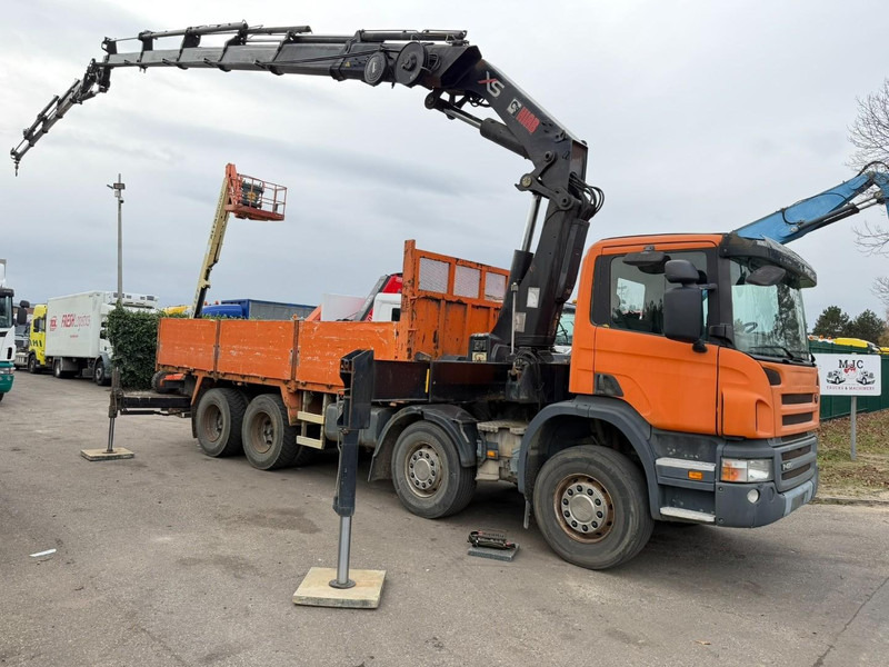 Scania P420 8X4 + (25m) CRANE HIAB 422 E-5 HIPRO + JIB 100X-4 - RETARDER - *284.000km* - MANUAL - STEEL SPRING - EURO 3 - BE TRUCK - Автоманипулятор: фото 1 Scania P420 8X4 + (25m) CRANE HIAB 422 E-5 HIPRO + JIB 100X-4 - RETARDER - *284.000km* - MANUAL - STEEL SPRING - EURO 3 - BE TRUCK - Автоманипулятор: фото 1