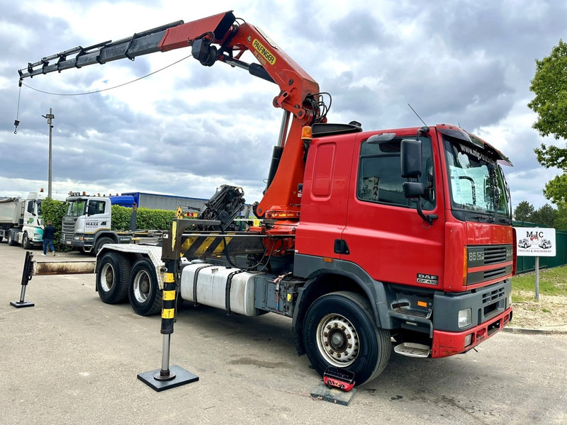DAF 85 CF 430 6x4 TRACTOR + CRANE PK 32.000 F (7x) + WINCH - EURO 2 - MANUAL ZF - HUB REDUCTION / STEEL SPRING - BE TRUCK - Тягач: фото 2 DAF 85 CF 430 6x4 TRACTOR + CRANE PK 32.000 F (7x) + WINCH - EURO 2 - MANUAL ZF - HUB REDUCTION / STEEL SPRING - BE TRUCK - Тягач: фото 2