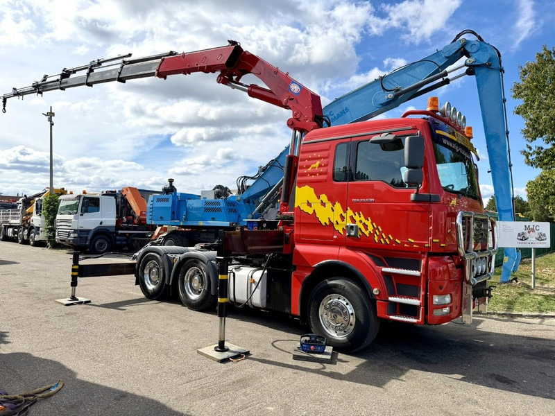 MAN TGA 33.530 6x4 - 90T ZSM + KRAN HMF 3720 K6 (17.3m) - RETARDER - MANUAL ZF - EURO 3 - 590.000km - ALCOA -  BIG AXLES HUB REDUCTION - BE TRUCK - TOP CONDITION - Тягач: фото 2 MAN TGA 33.530 6x4 - 90T ZSM + KRAN HMF 3720 K6 (17.3m) - RETARDER - MANUAL ZF - EURO 3 - 590.000km - ALCOA -  BIG AXLES HUB REDUCTION - BE TRUCK - TOP CONDITION - Тягач: фото 2