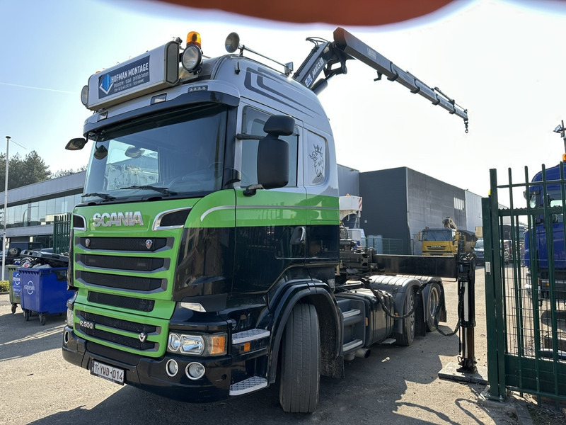 Scania R500 V8 6x2 TRACTOR + CRANE MKG HLK 231 HP (23tm) - 4x HYDR - RADIO - RETARDER - MANUAL - LIFT + STEERING AXLE - Тягач: фото 5 Scania R500 V8 6x2 TRACTOR + CRANE MKG HLK 231 HP (23tm) - 4x HYDR - RADIO - RETARDER - MANUAL - LIFT + STEERING AXLE - Тягач: фото 5