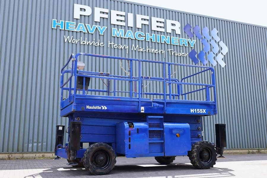 Haulotte H15SX Diesel, 4x4 Drive 15 Working Height, 500kg C - Ножничный подъемник: фото 1 Haulotte H15SX Diesel, 4x4 Drive 15 Working Height, 500kg C - Ножничный подъемник: фото 1