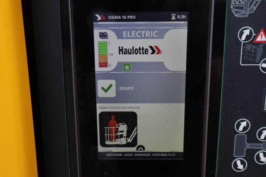 Haulotte SIGMA 16PRO NEW / UNUSED, Valid Inspection, *Guara - Коленчатый подъемник: фото 5 Haulotte SIGMA 16PRO NEW / UNUSED, Valid Inspection, *Guara - Коленчатый подъемник: фото 5